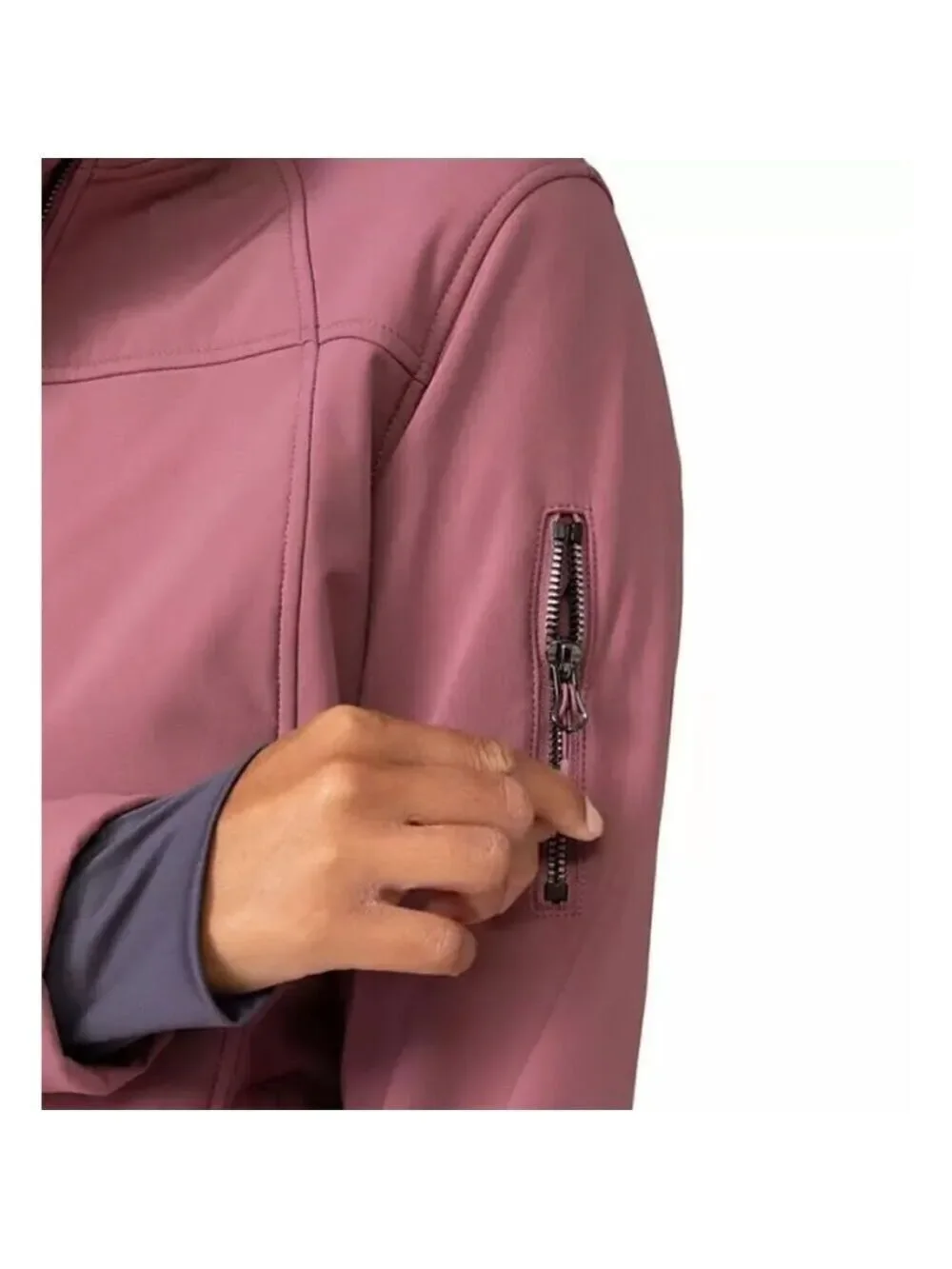 FREE COUNTRY WOMEN'S SOFTSHELL JACKET WITH HOOD IN BLOSSOM PINK XL OR XXL